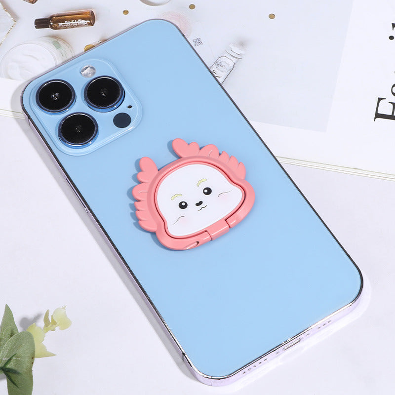 Little Blessing Dragon Phone Back Stand Desktop Folding Ring Kickstand Little Blessing Dragon Phone Back Stand Desktop Folding Ring Kickstand